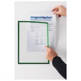 Magnetick rmeek Magnetoplan Magnetofix A4 ern (5ks)